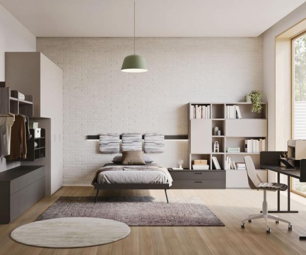 camerette con letto a terra Mistral 04