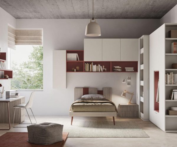 camerette con letto a terra Mistral 06