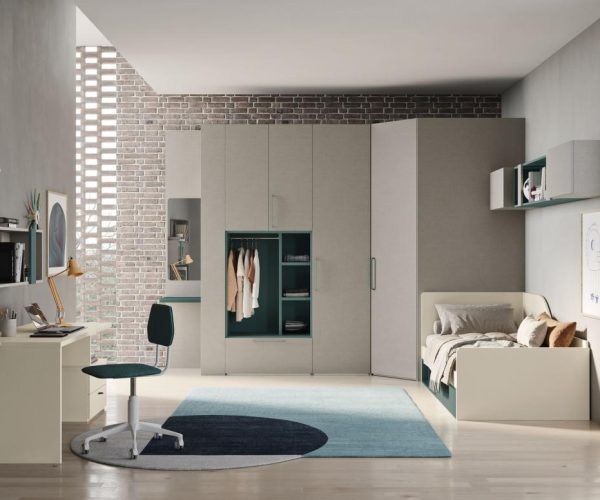 camerette con letto a terra Mistral 13