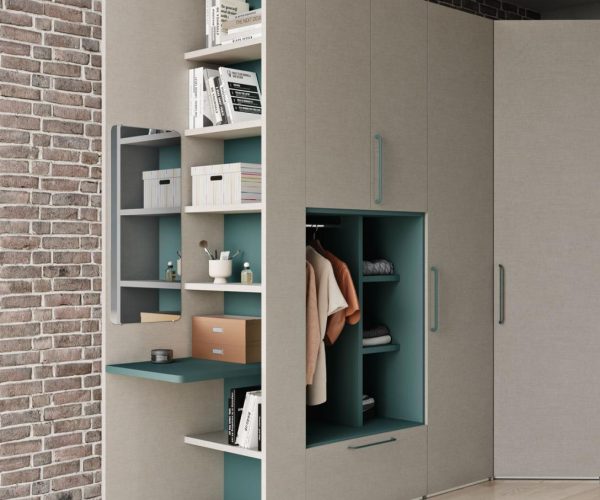 camerette con letto a terra Mistral 17