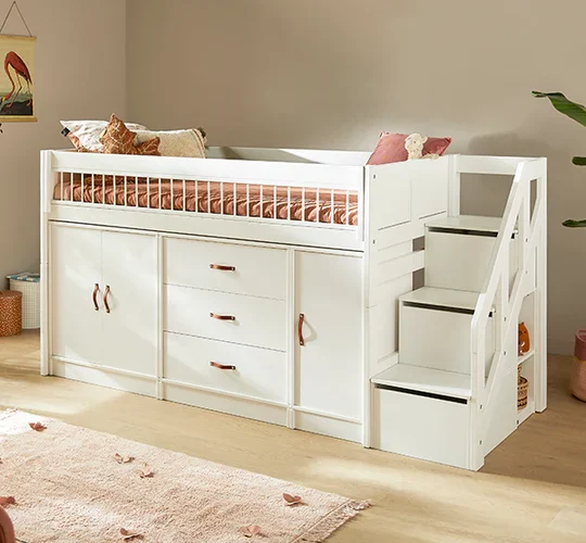 cameretta bambino roma - letto semi alto all in one 1