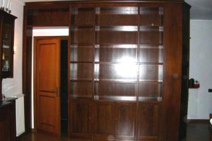 pareti attrezzate e librerie su misura 14m