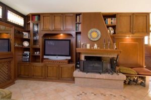 pareti attrezzate e librerie su misura 15b