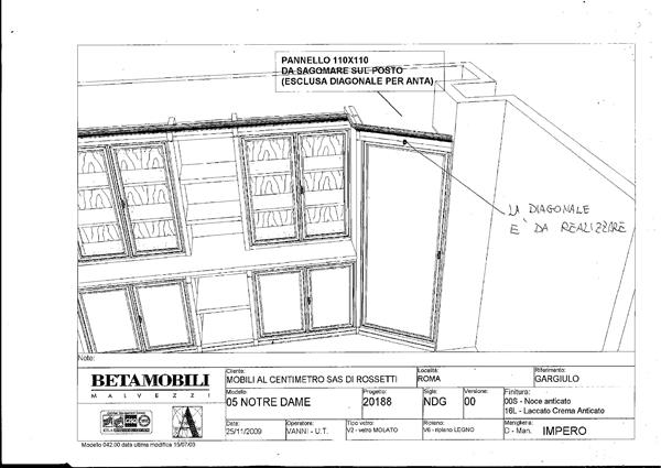 pareti attrezzate e librerie su misura 17h