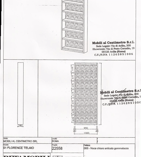 pareti attrezzate e librerie su misura 20i