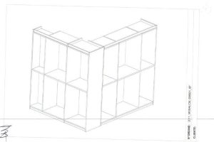 pareti attrezzate e librerie su misura 21p