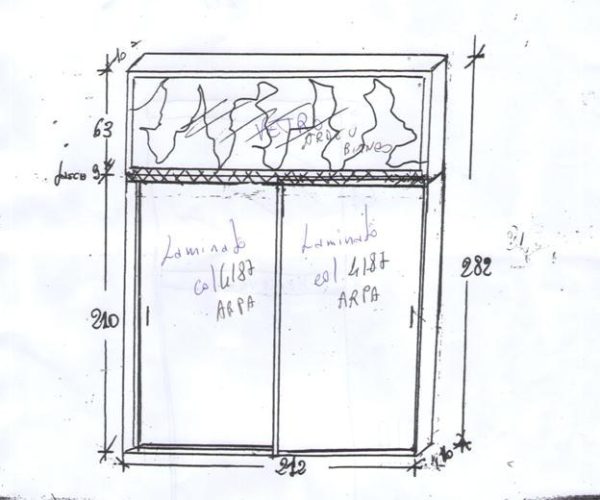 pareti attrezzate e librerie su misura 25b