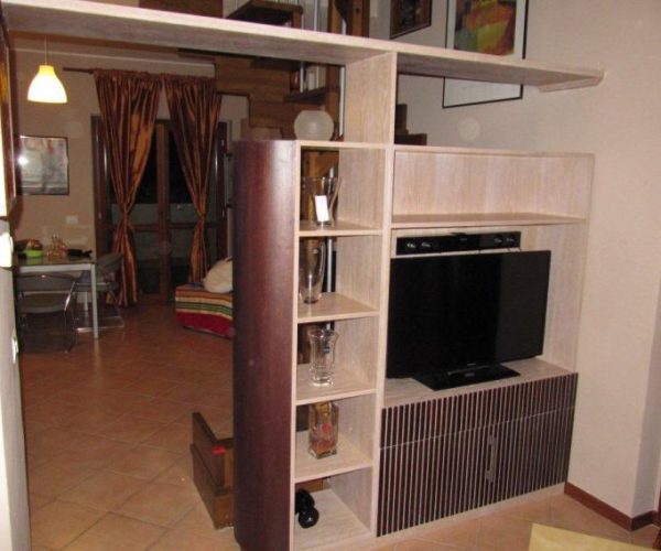 pareti attrezzate e librerie su misura 26d