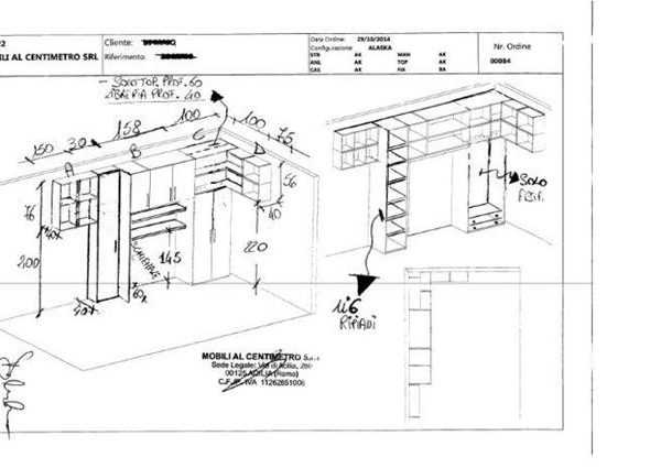 pareti attrezzate e librerie su misura 30f