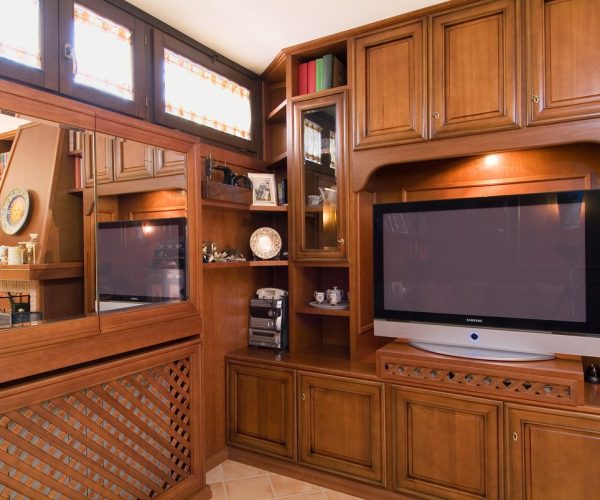 pareti attrezzate e librerie su misura 31a