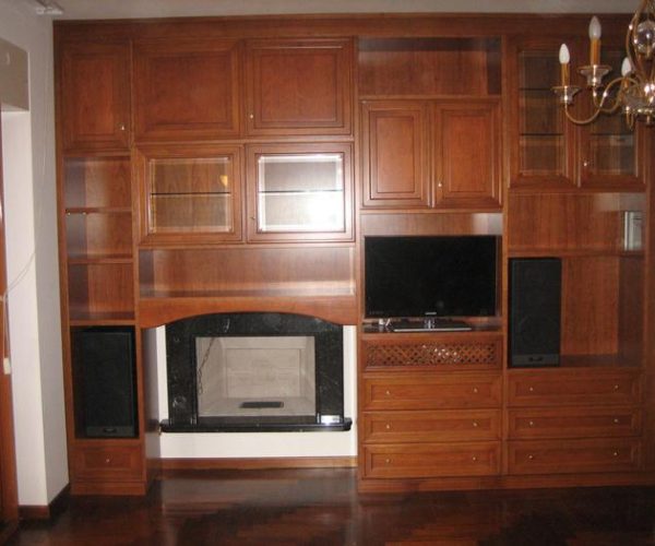 pareti attrezzate e librerire su misura 00010