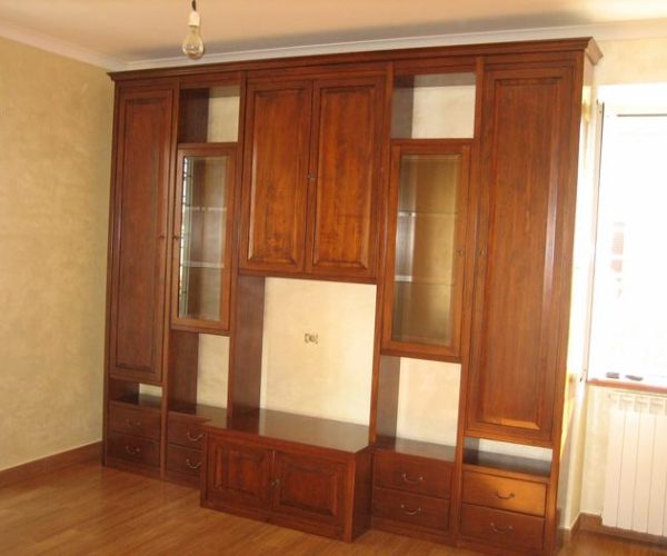 pareti attrezzate e librerire su misura 00012