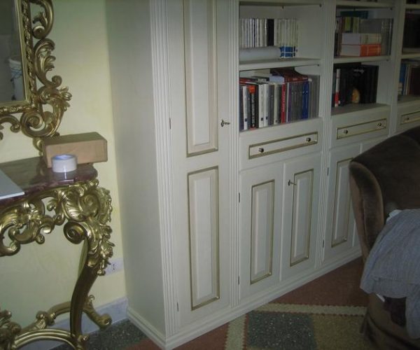 pareti attrezzate e librerire su misura 00015