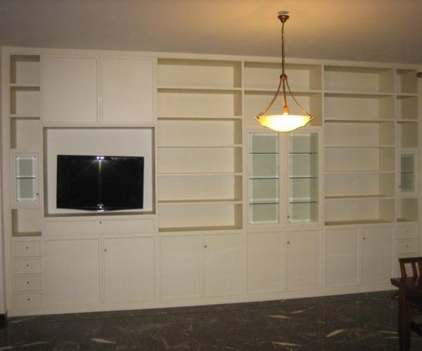 pareti attrezzate e librerire su misura 00017