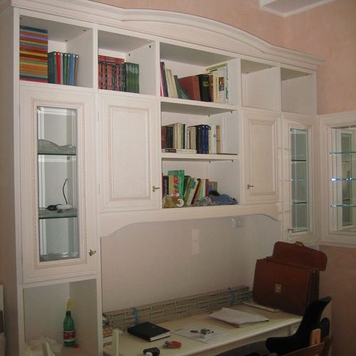 pareti attrezzate e librerire su misura 00022