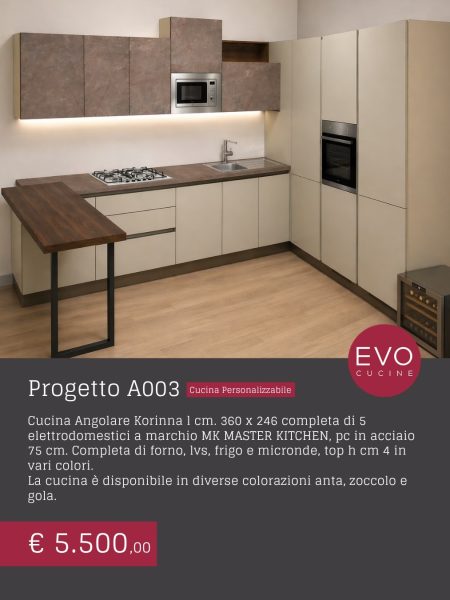 promo cucina componibile evo a03