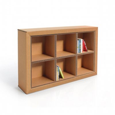 libreria in cartone 1