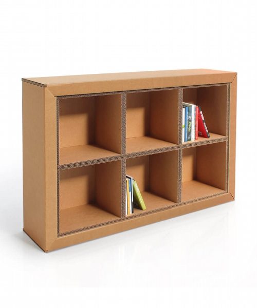 libreria in cartone 1