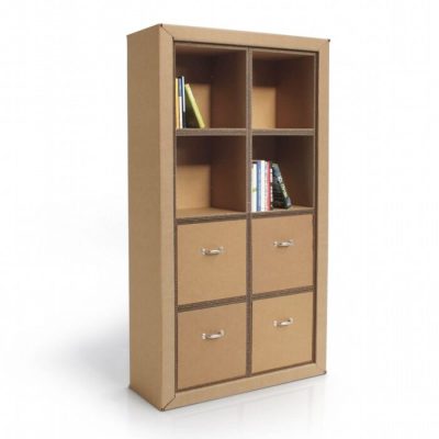 libreria in cartone 2