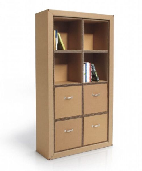libreria in cartone 2