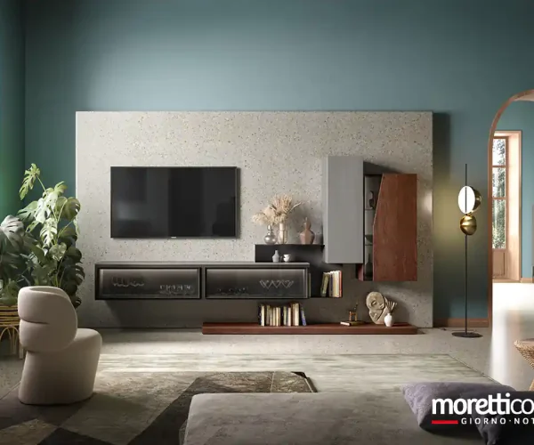 pareti attrezzate moderne moretti compact 1