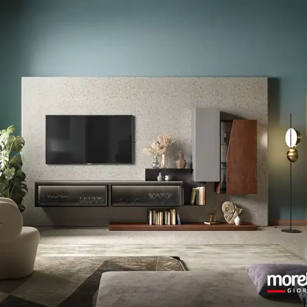 pareti attrezzate moderne moretti compact 1