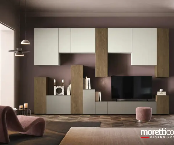 pareti attrezzate moderne moretti compact 10