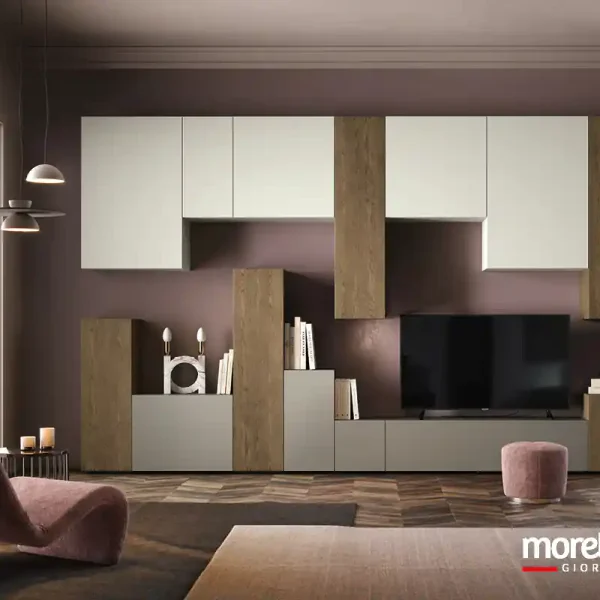 pareti attrezzate moderne moretti compact 10