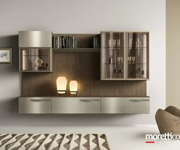 pareti attrezzate moderne moretti compact 11