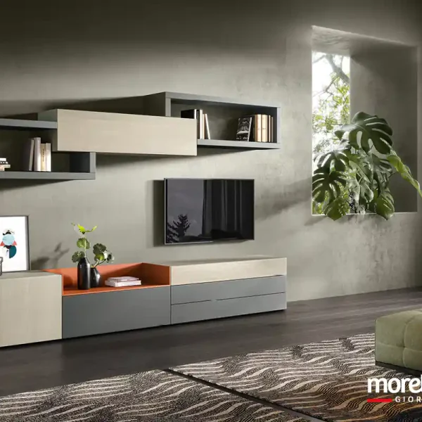 pareti attrezzate moderne moretti compact 12