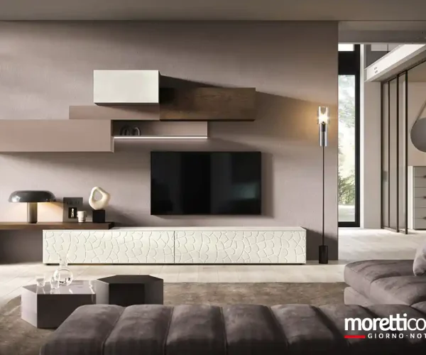 pareti attrezzate moderne moretti compact 3