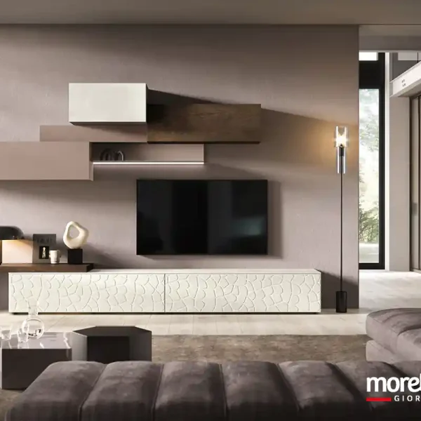 pareti attrezzate moderne moretti compact 3