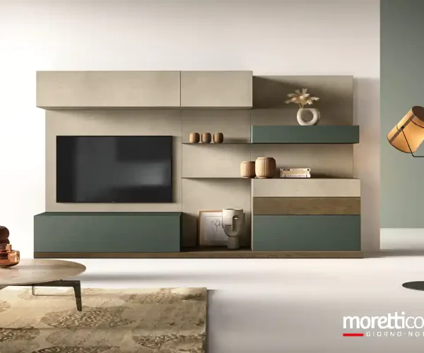 pareti attrezzate moderne moretti compact 6
