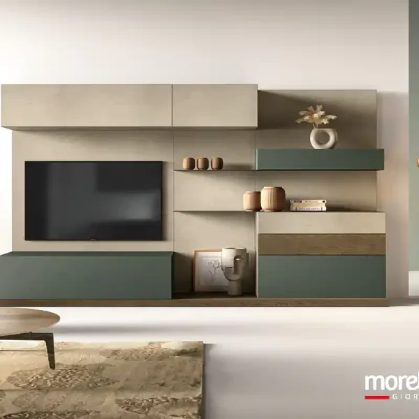 pareti attrezzate moderne moretti compact 6