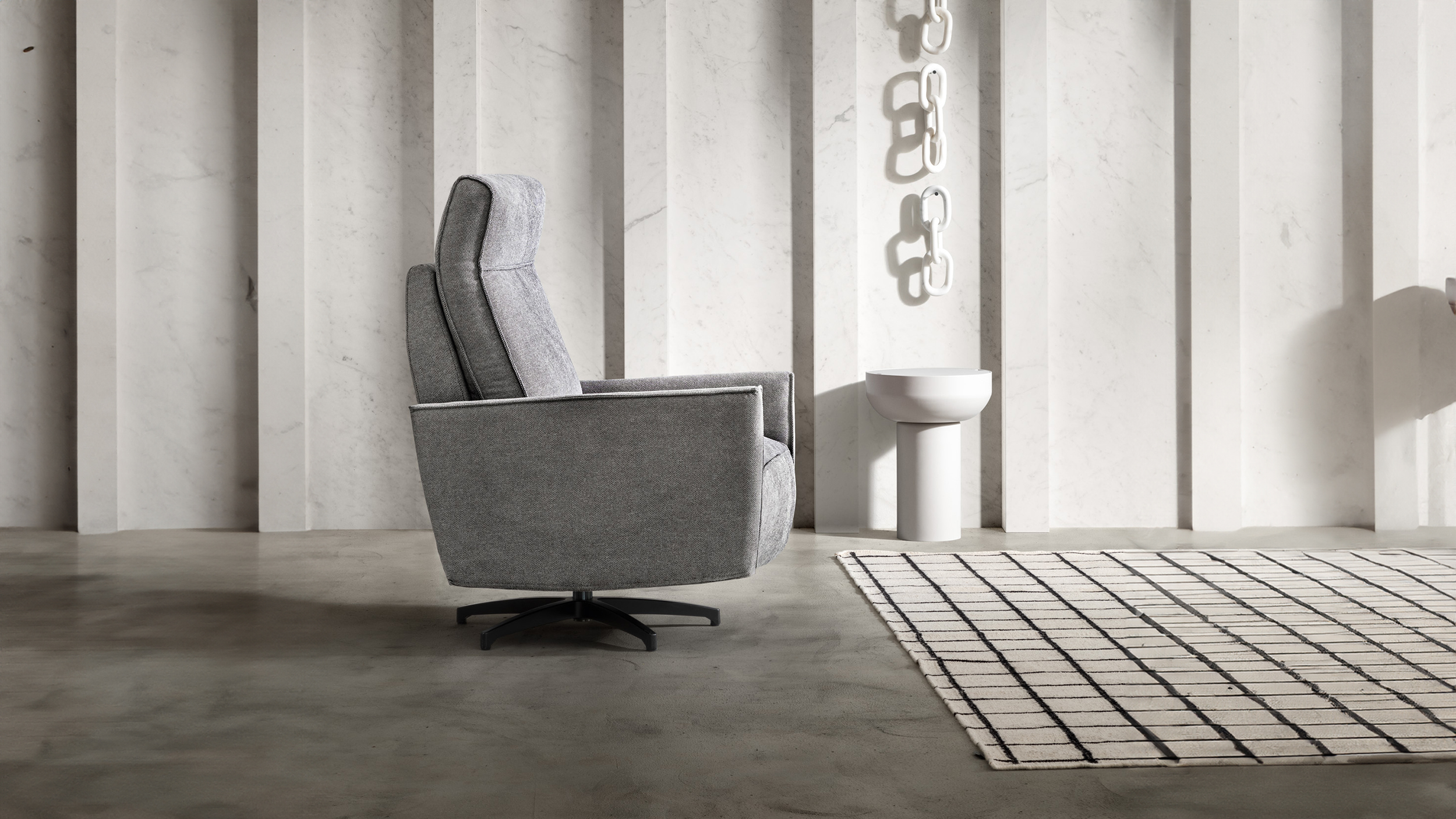 Poltrone relax moderne a Roma per soggiorno contemporaneo