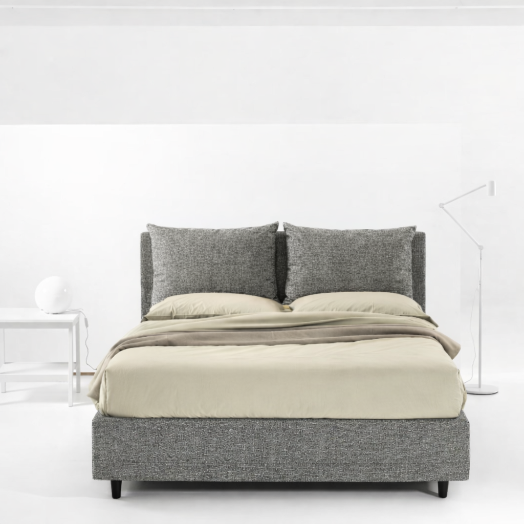 letto terra grigio