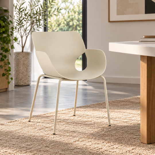 sedia lennox bizzotto beige 2